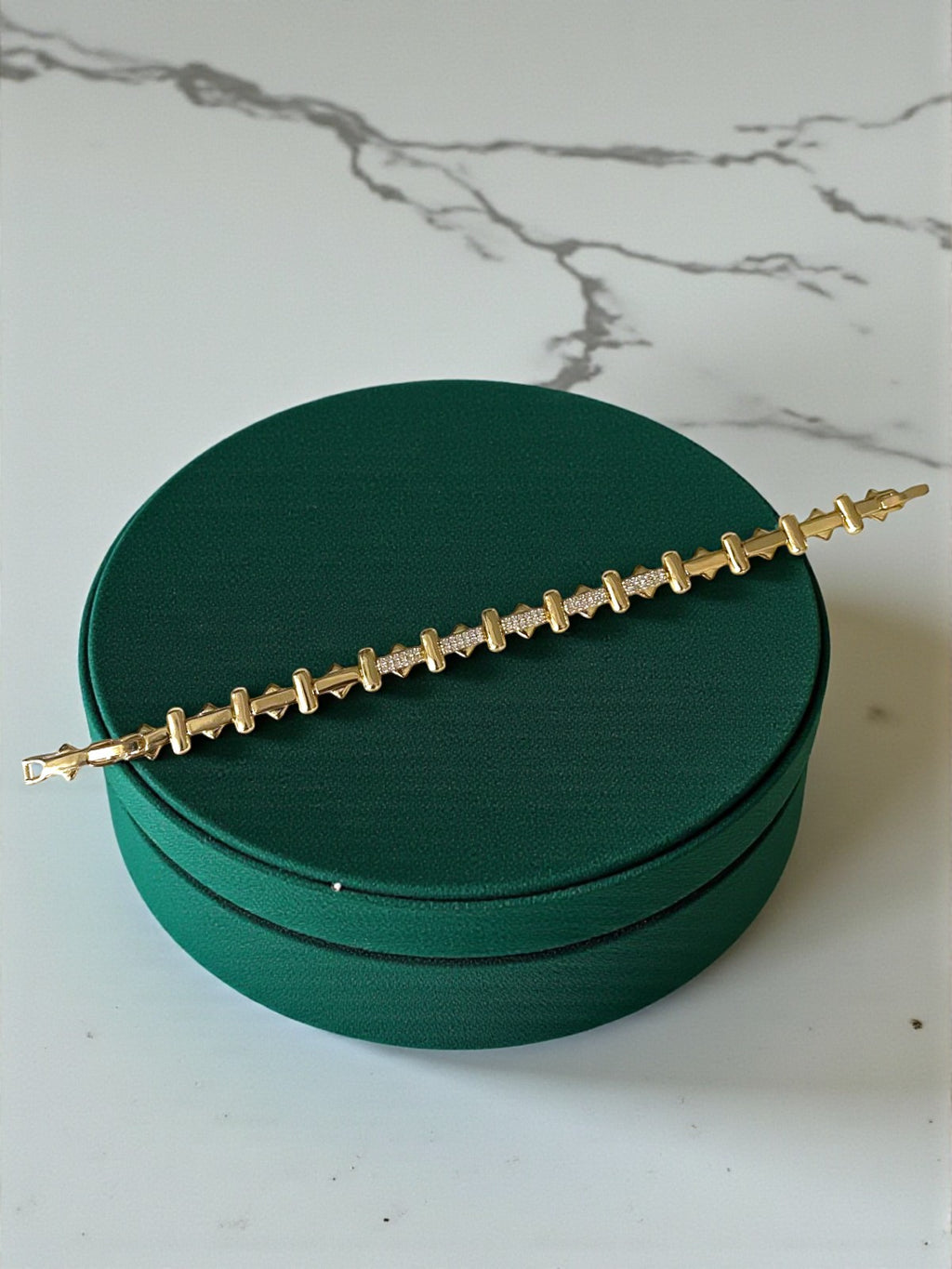 14k Piramit model bileklik
